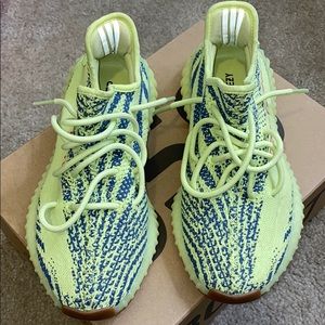 Frozen Yellow Yeezy Boost 350 Size 7 Men (SOLD)